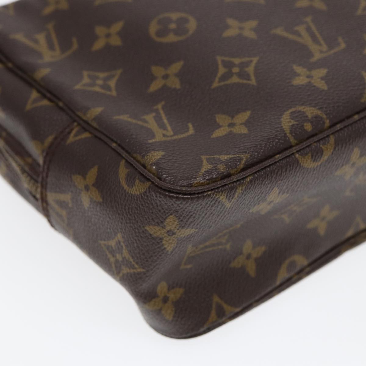 LOUIS VUITTON Monogram Trousse Toilette 28 Clutch Bag M47522 LV Auth 87027