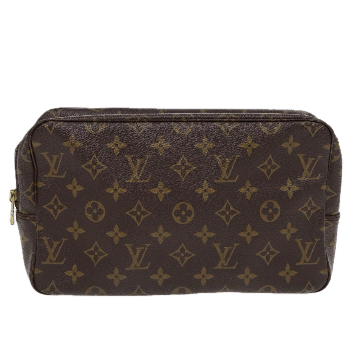 LOUIS VUITTON Monogram Trousse Toilette 28 Clutch Bag M47522 LV Auth 87027