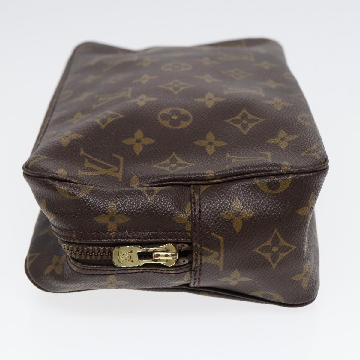 LOUIS VUITTON Monogram Trousse Toilette 28 Clutch Bag M47522 LV Auth 87027