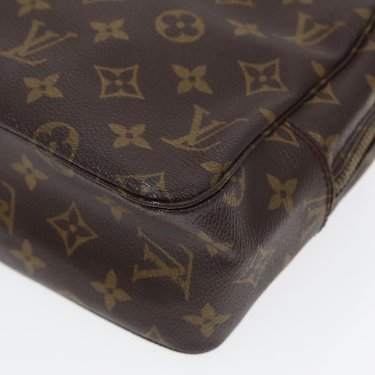 LOUIS VUITTON Monogram Trousse Toilette 28 Clutch Bag M47522 LV Auth 87027