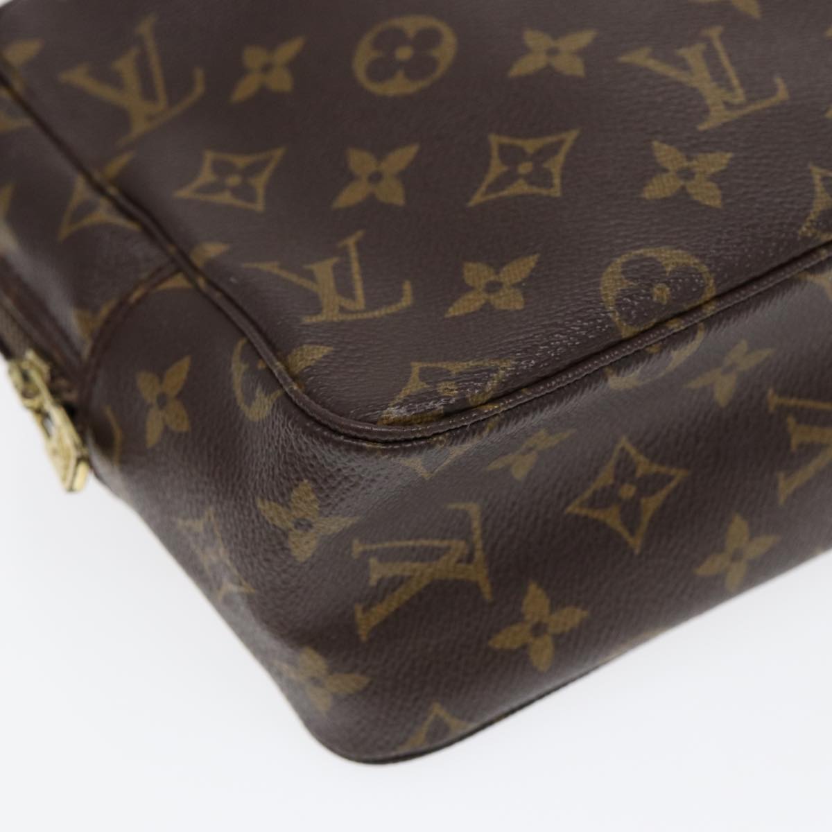 LOUIS VUITTON Monogram Trousse Toilette 28 Clutch Bag M47522 LV Auth 87027