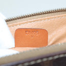 CELINE Macadam Canvas Hand Bag PVC Leather Brown Gold Auth 87042-12