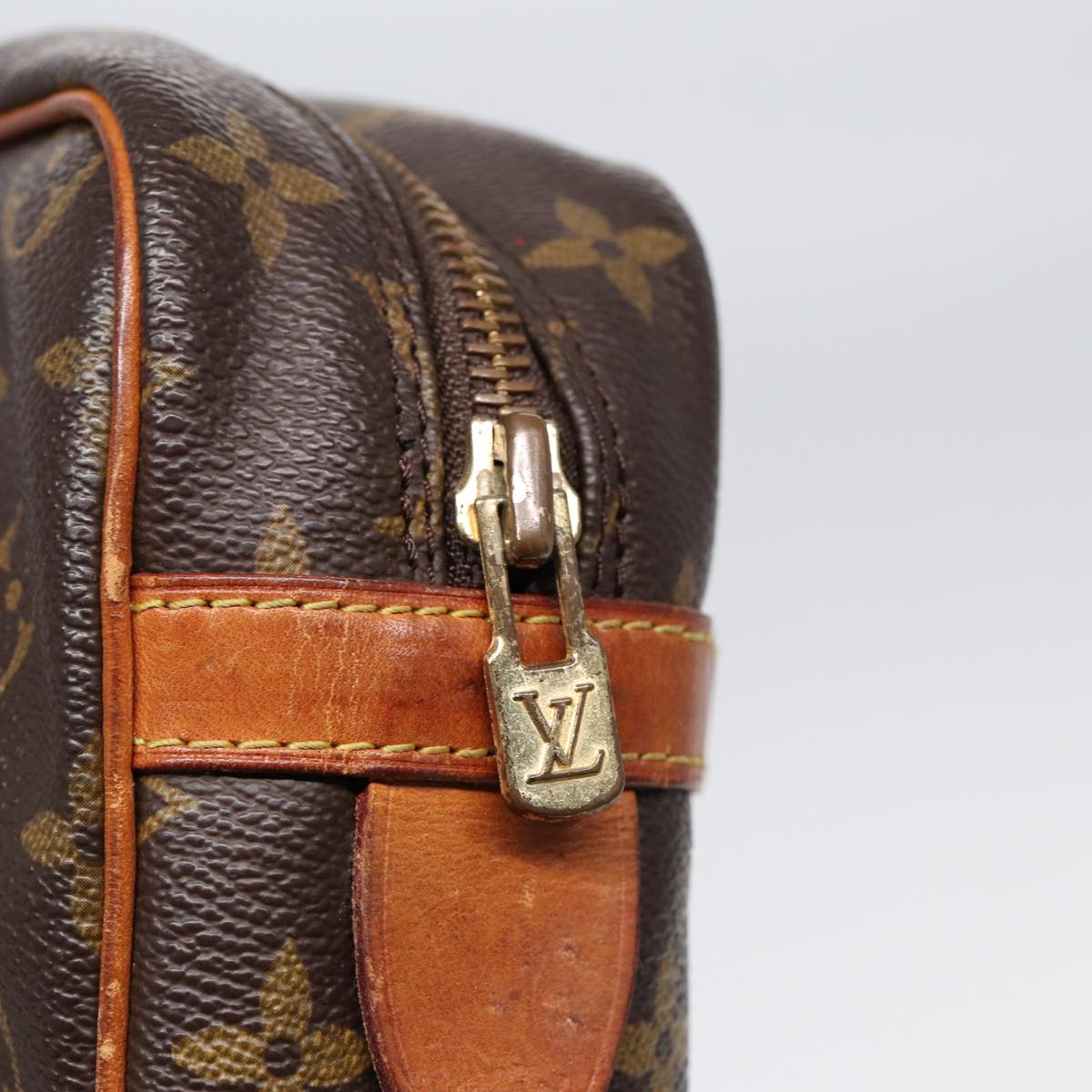 LOUIS VUITTON Monogram Compiegne 28 Clutch Bag M51845 LV Auth 87047