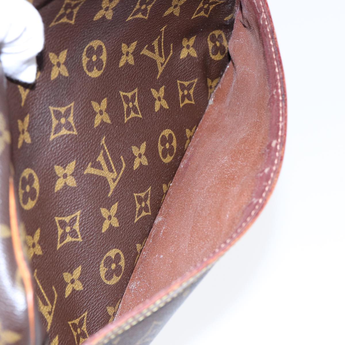 LOUIS VUITTON Monogram Compiegne 28 Clutch Bag M51845 LV Auth 87047