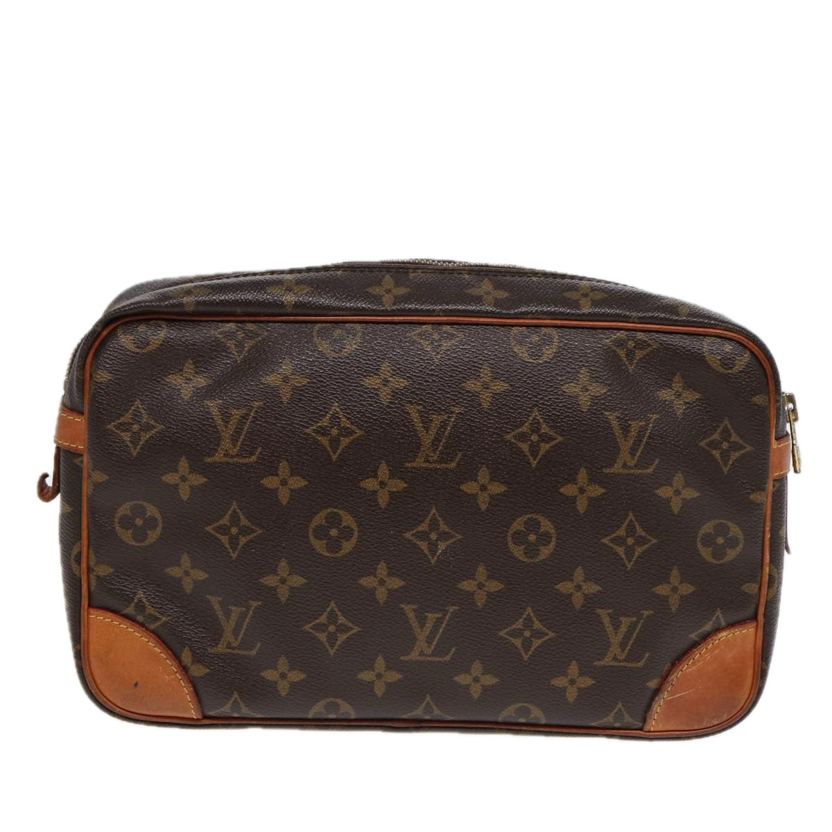 LOUIS VUITTON Monogram Compiegne 28 Clutch Bag M51845 LV Auth 87047 - 0