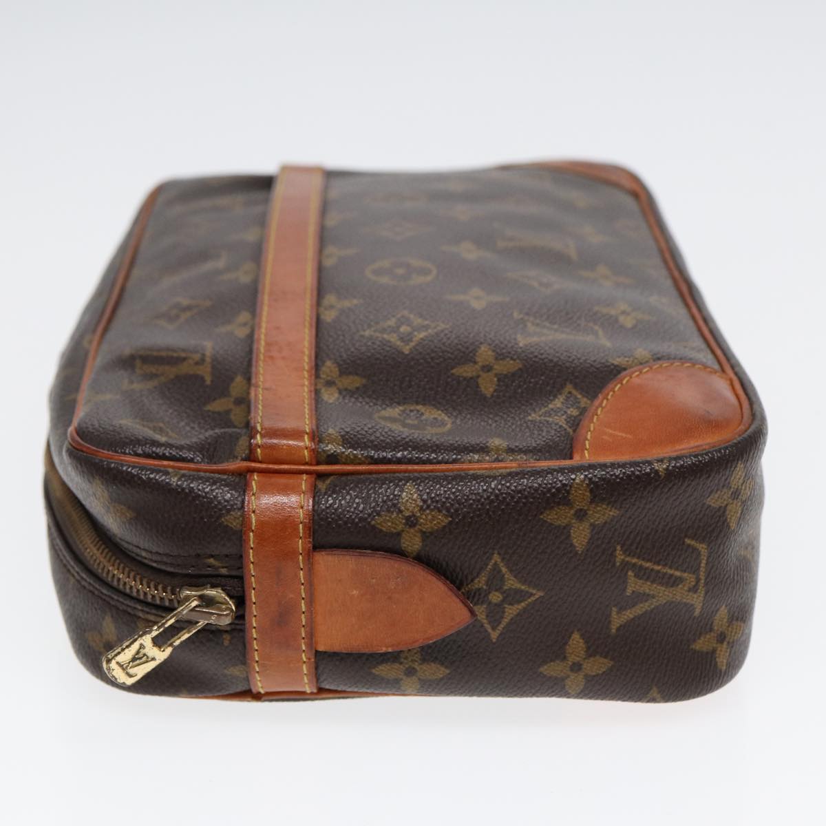 LOUIS VUITTON Monogram Compiegne 28 Clutch Bag M51845 LV Auth 87047