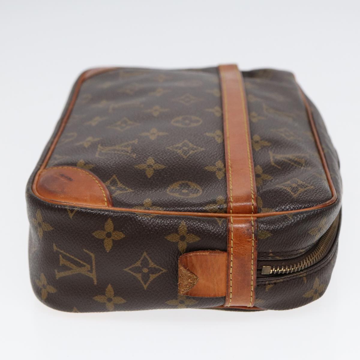 LOUIS VUITTON Monogram Compiegne 28 Clutch Bag M51845 LV Auth 87047