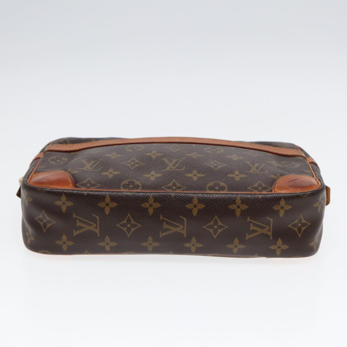 LOUIS VUITTON Monogram Compiegne 28 Clutch Bag M51845 LV Auth 87047