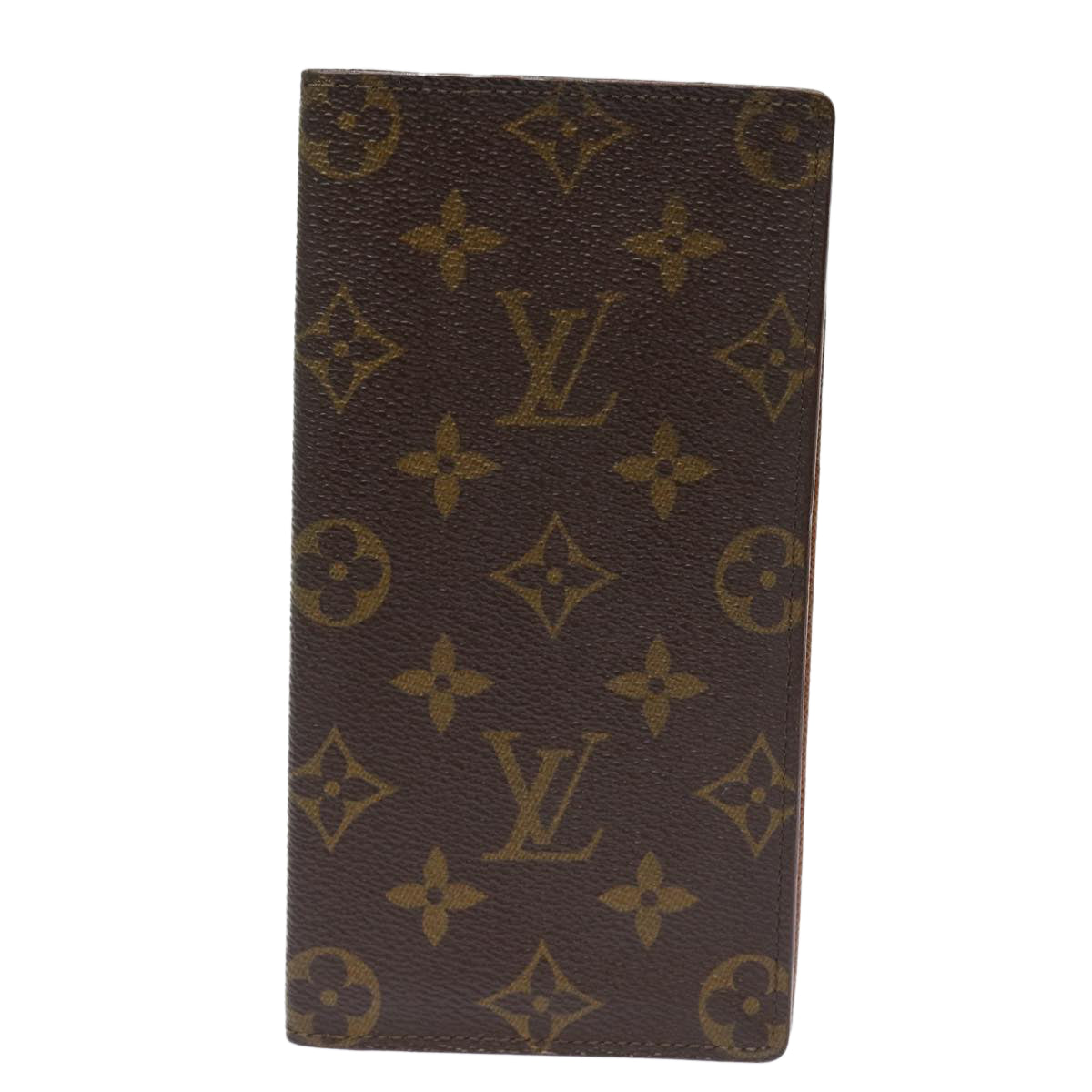 LOUIS VUITTON Monogram Porte Cartes Credit Billfold Wallet M60825 LV Auth 87051