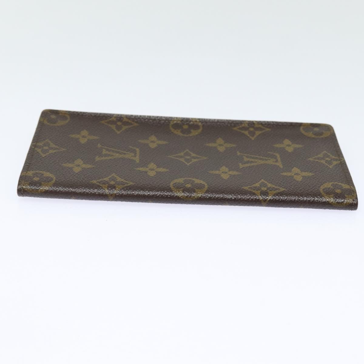 LOUIS VUITTON Monogram Porte Cartes Credit Billfold Wallet M60825 LV Auth 87051