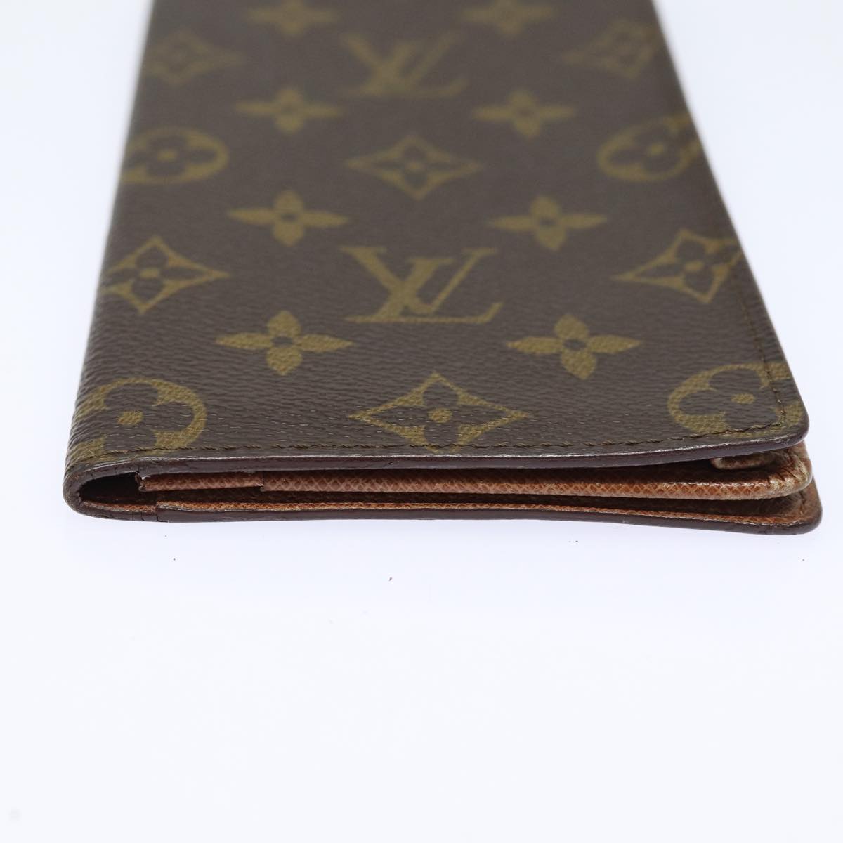 LOUIS VUITTON Monogram Porte Cartes Credit Billfold Wallet M60825 LV Auth 87051