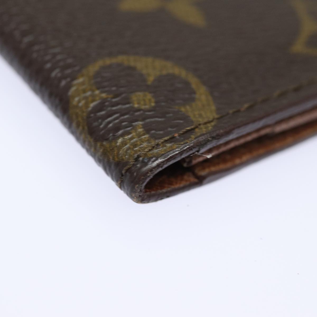 LOUIS VUITTON Monogram Porte Cartes Credit Billfold Wallet M60825 LV Auth 87051