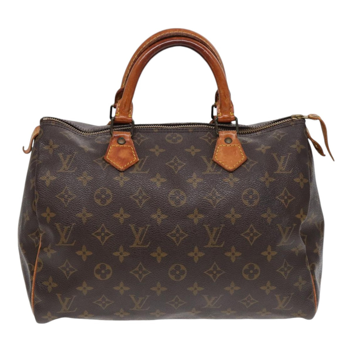 LOUIS VUITTON Monogram Speedy 30 Hand Bag M41526 LV Auth 87100