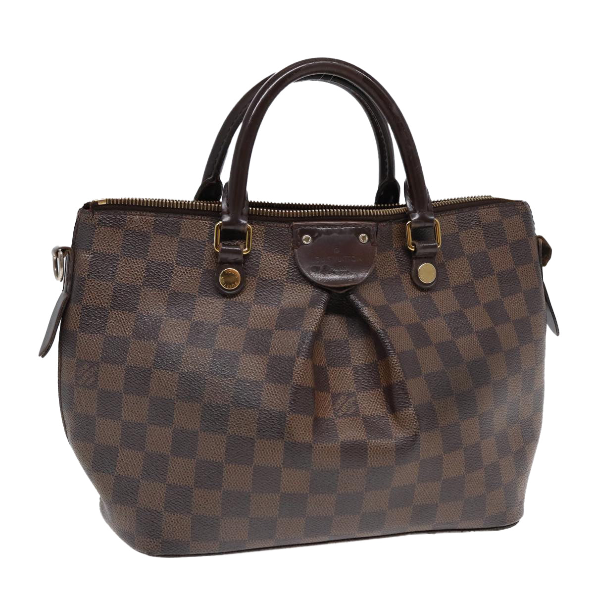 LOUIS VUITTON Damier Ebene Sienna PM Shoulder Bag N41545 LV Auth 87117