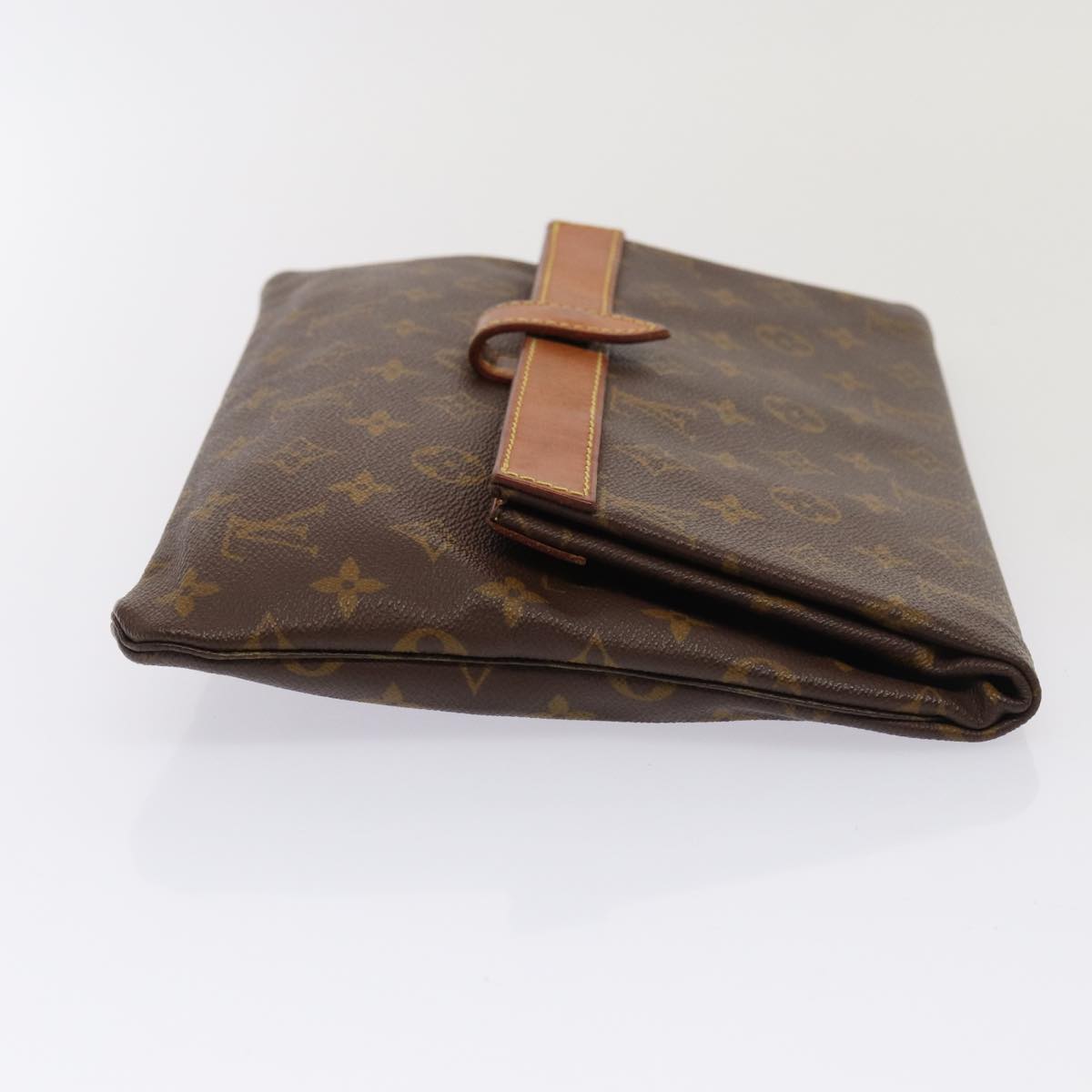 LOUIS VUITTON Monogram Pochette Priant Clutch Bag M51805 LV Auth 87133