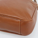 GUCCI Bamboo Hand Bag Leather 2way Brown Gold 001 1638 2615 Auth 87155-10