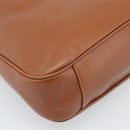 GUCCI Bamboo Hand Bag Leather 2way Brown Gold 001 1638 2615 Auth 87155-18