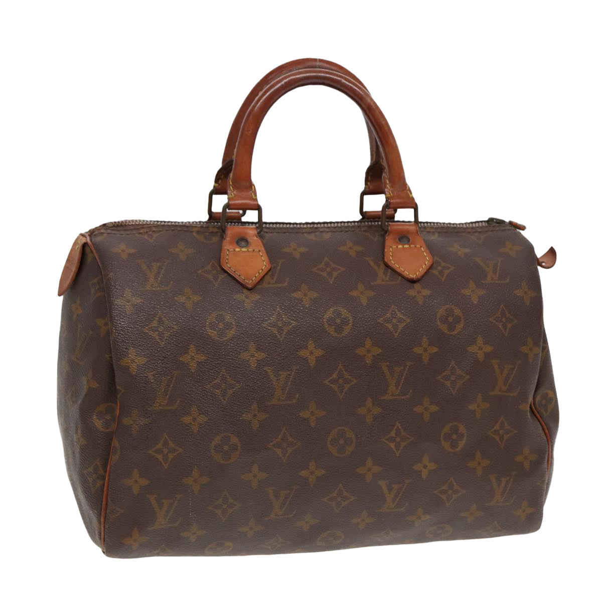 LOUIS VUITTON Monogram Speedy 30 Hand Bag Vintage M41526 LV Auth 87159