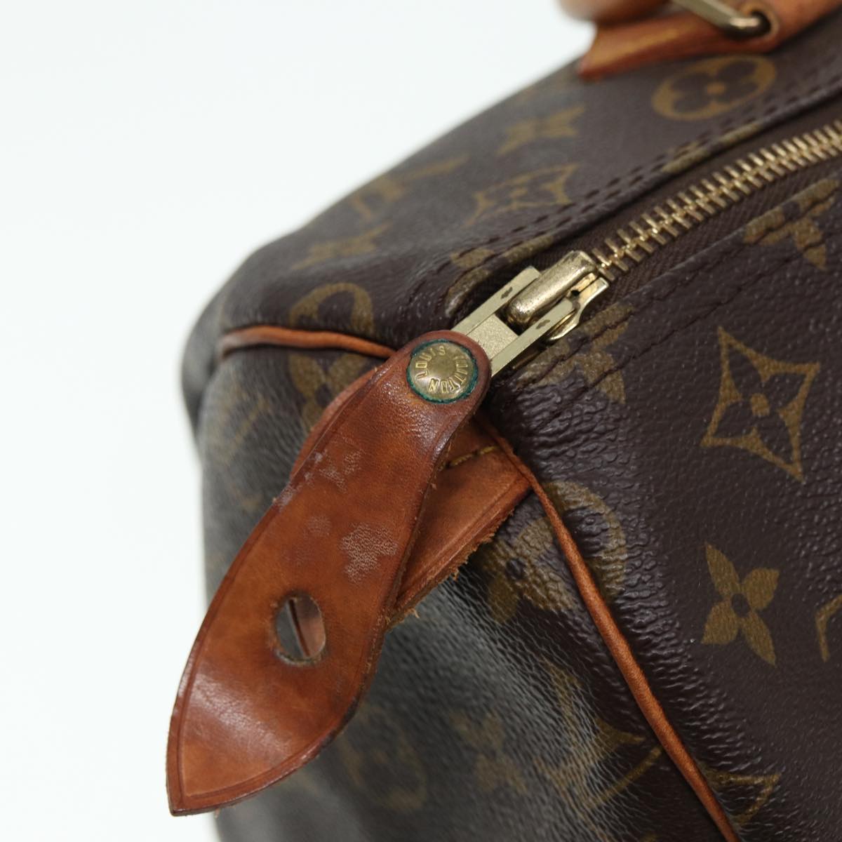 LOUIS VUITTON Monogram Speedy 30 Hand Bag M41526 LV Auth 87166