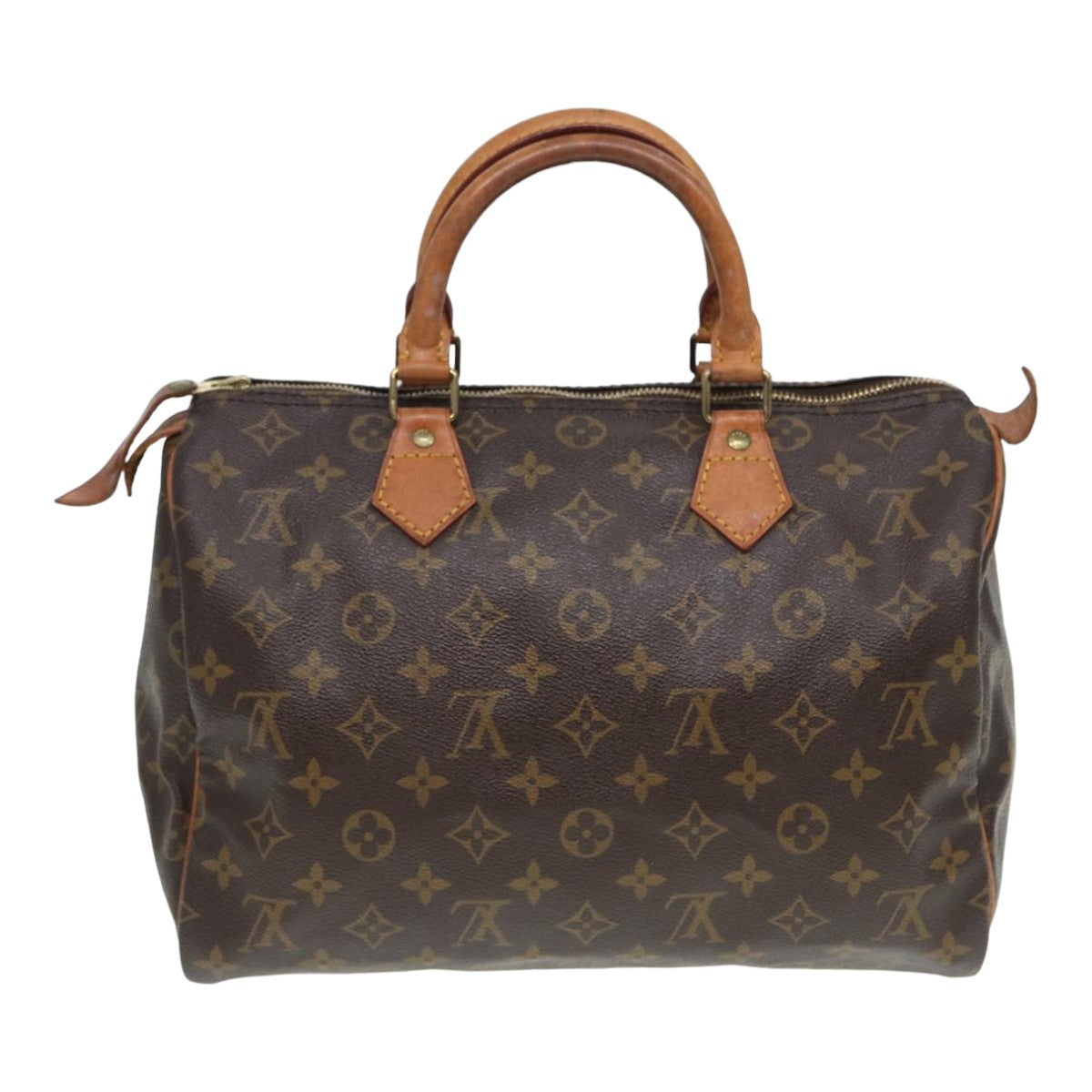 LOUIS VUITTON Monogram Speedy 30 Hand Bag M41526 LV Auth 87166