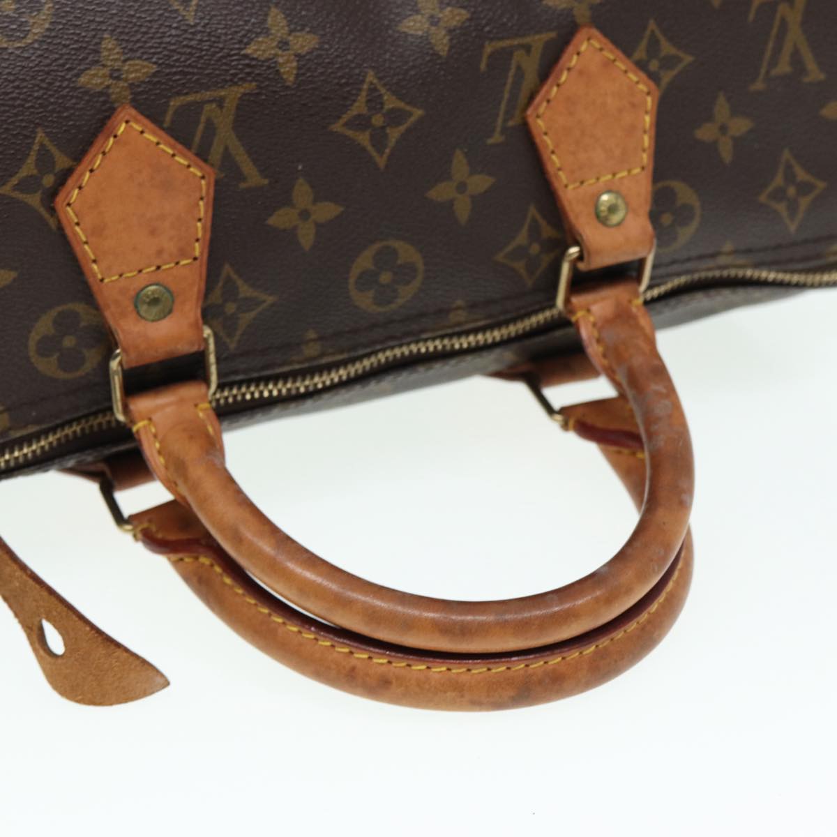 LOUIS VUITTON Monogram Speedy 30 Hand Bag M41526 LV Auth 87166