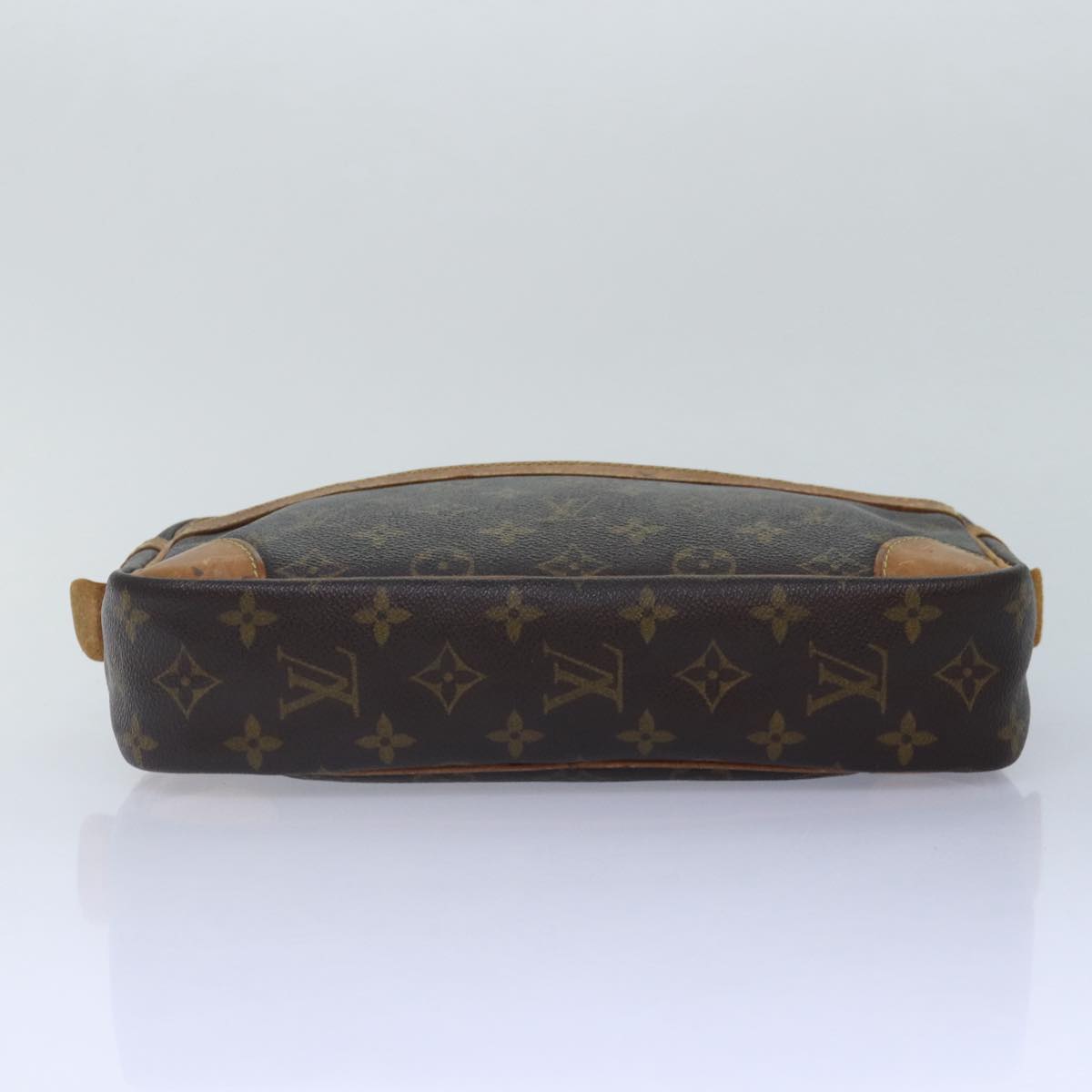 LOUIS VUITTON Monogram Compiegne 28 Clutch Bag M51845 LV Auth 87168