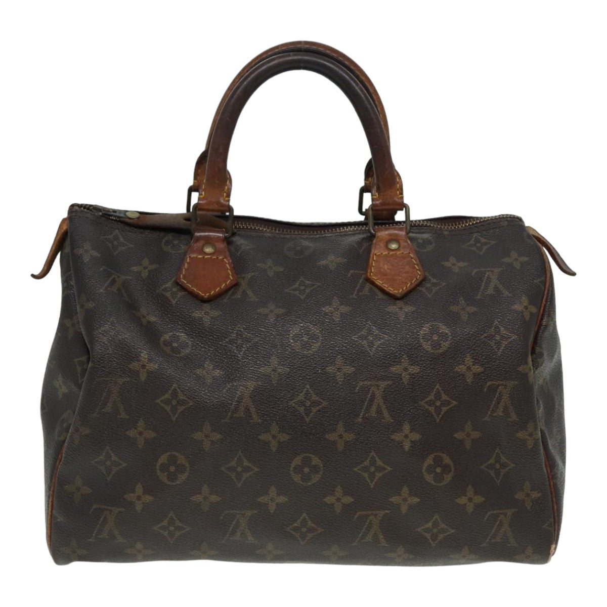 LOUIS VUITTON Monogram Speedy 30 Hand Bag M41526 LV Auth 87175