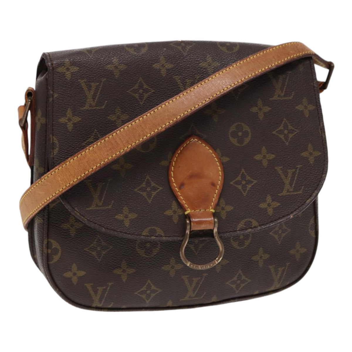 LOUIS VUITTON Monogram Saint Cloud GM Shoulder Bag M51242 LV Auth 87184