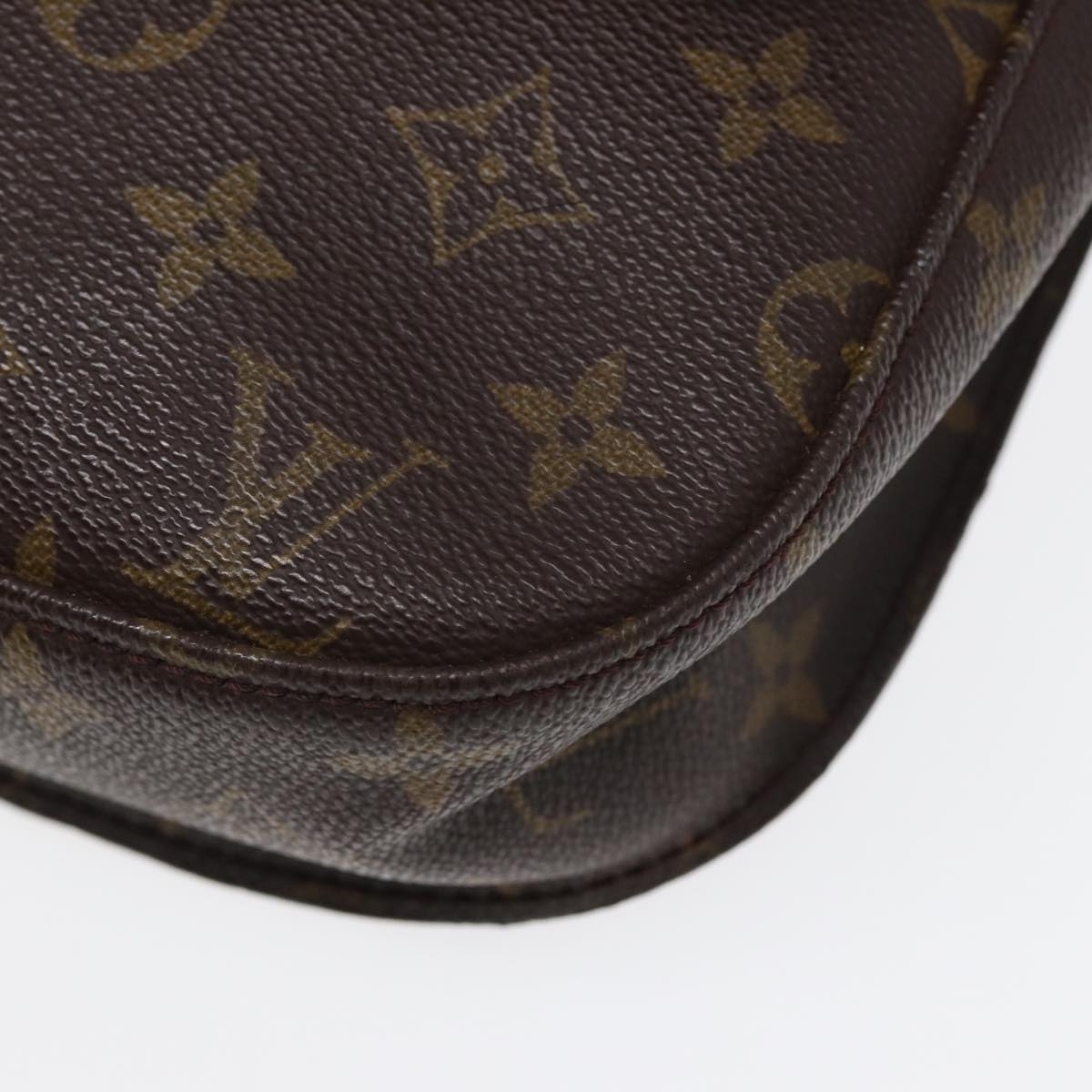 LOUIS VUITTON Monogram Saint Cloud GM Shoulder Bag M51242 LV Auth 87184