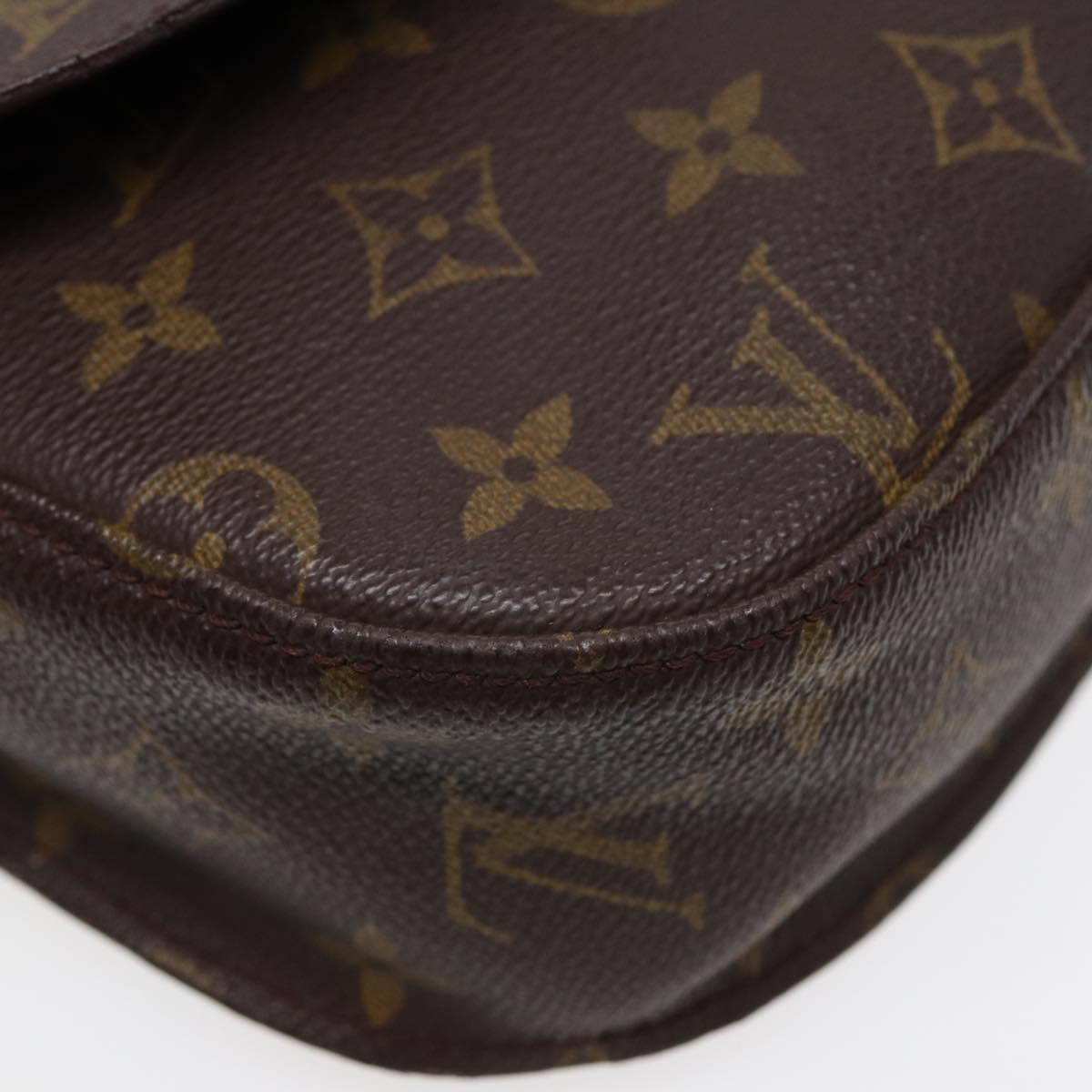 LOUIS VUITTON Monogram Saint Cloud GM Shoulder Bag M51242 LV Auth 87184