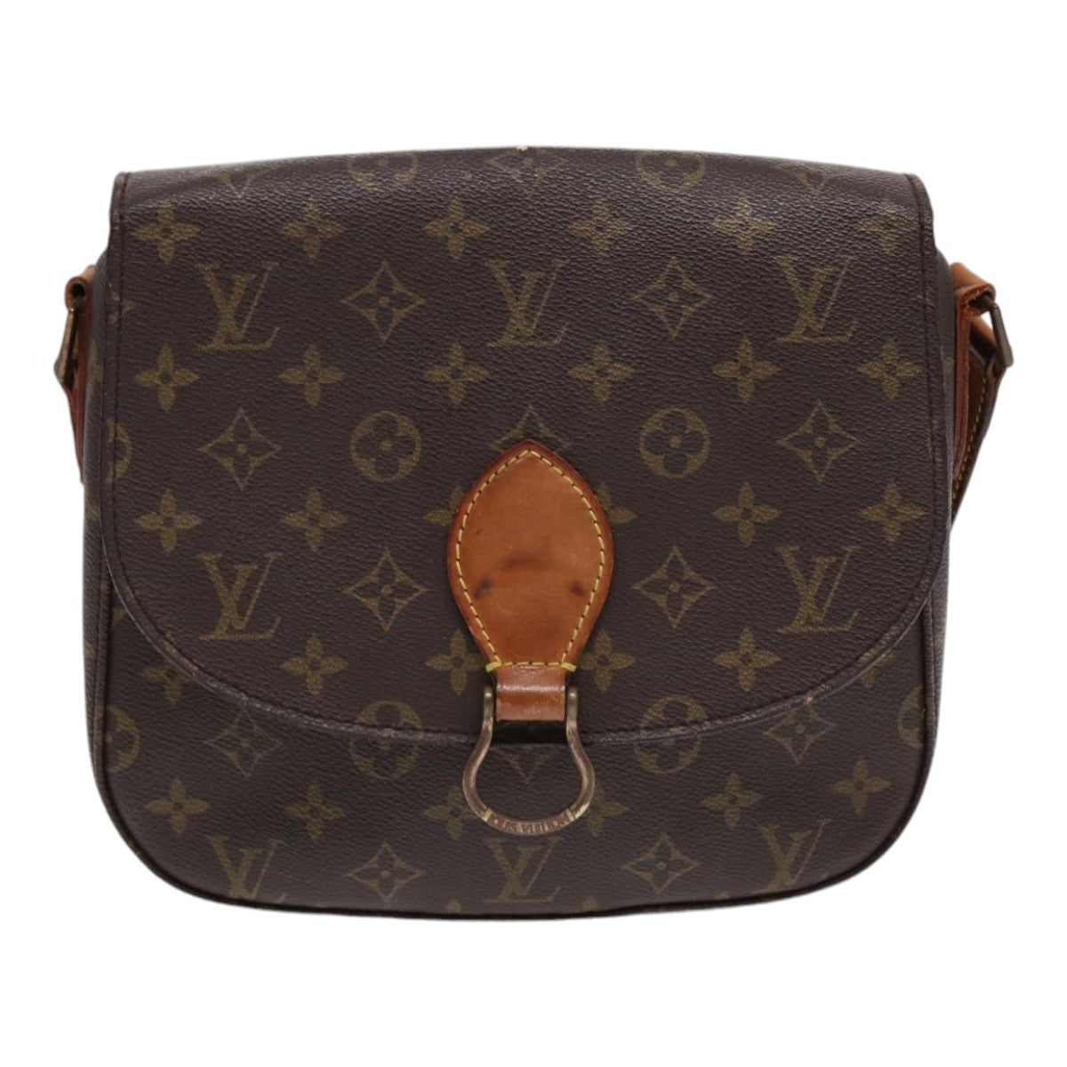 LOUIS VUITTON Monogram Saint Cloud GM Shoulder Bag M51242 LV Auth 87184