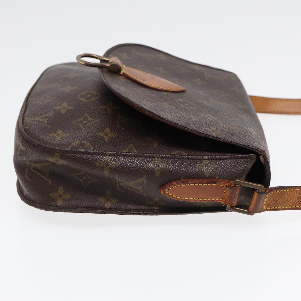 LOUIS VUITTON Monogram Saint Cloud GM Shoulder Bag M51242 LV Auth 87184