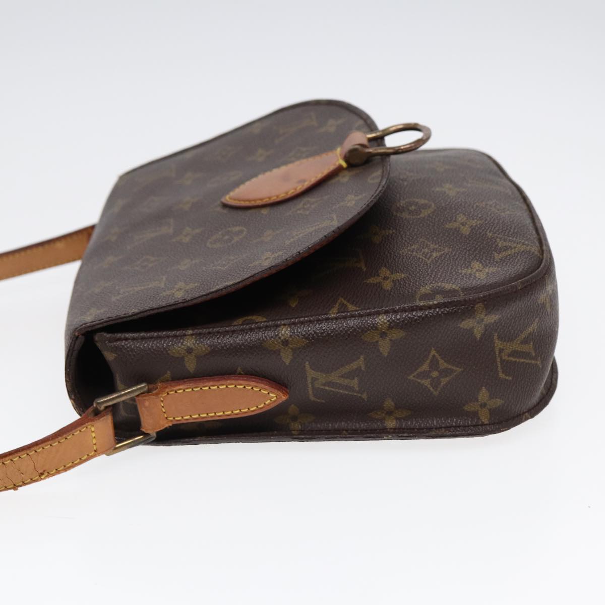 LOUIS VUITTON Monogram Saint Cloud GM Shoulder Bag M51242 LV Auth 87184