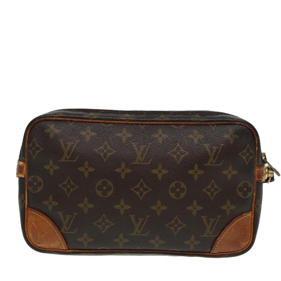 LOUIS VUITTON Monogram Marly Dragonne GM Clutch Bag M51825 LV Auth 87186