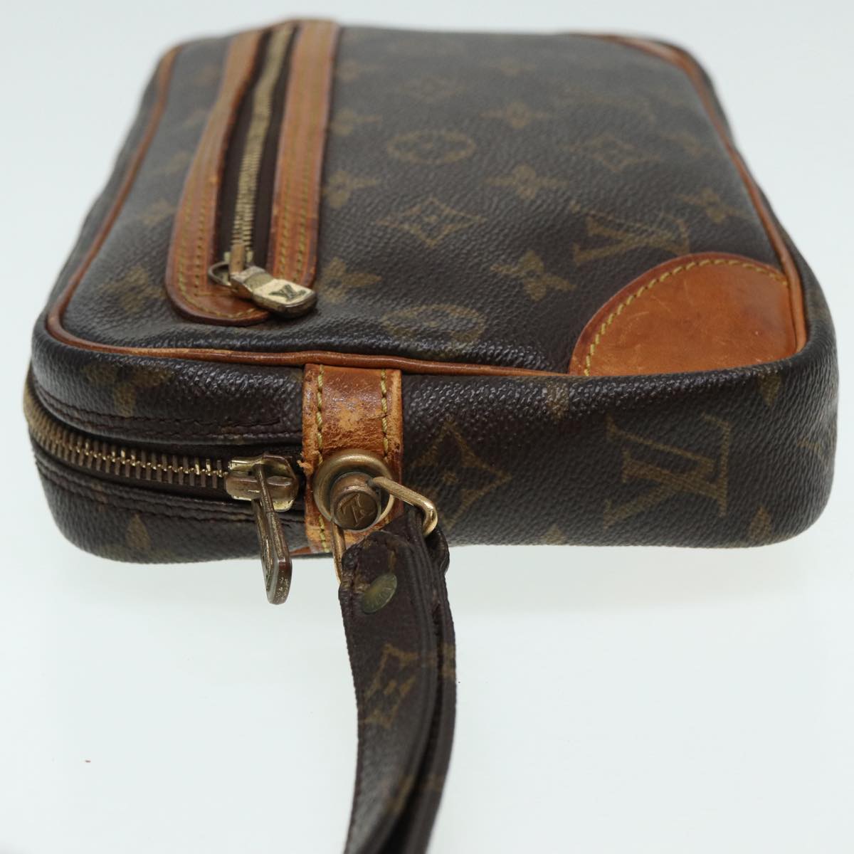 LOUIS VUITTON Monogram Marly Dragonne GM Clutch Bag M51825 LV Auth 87186