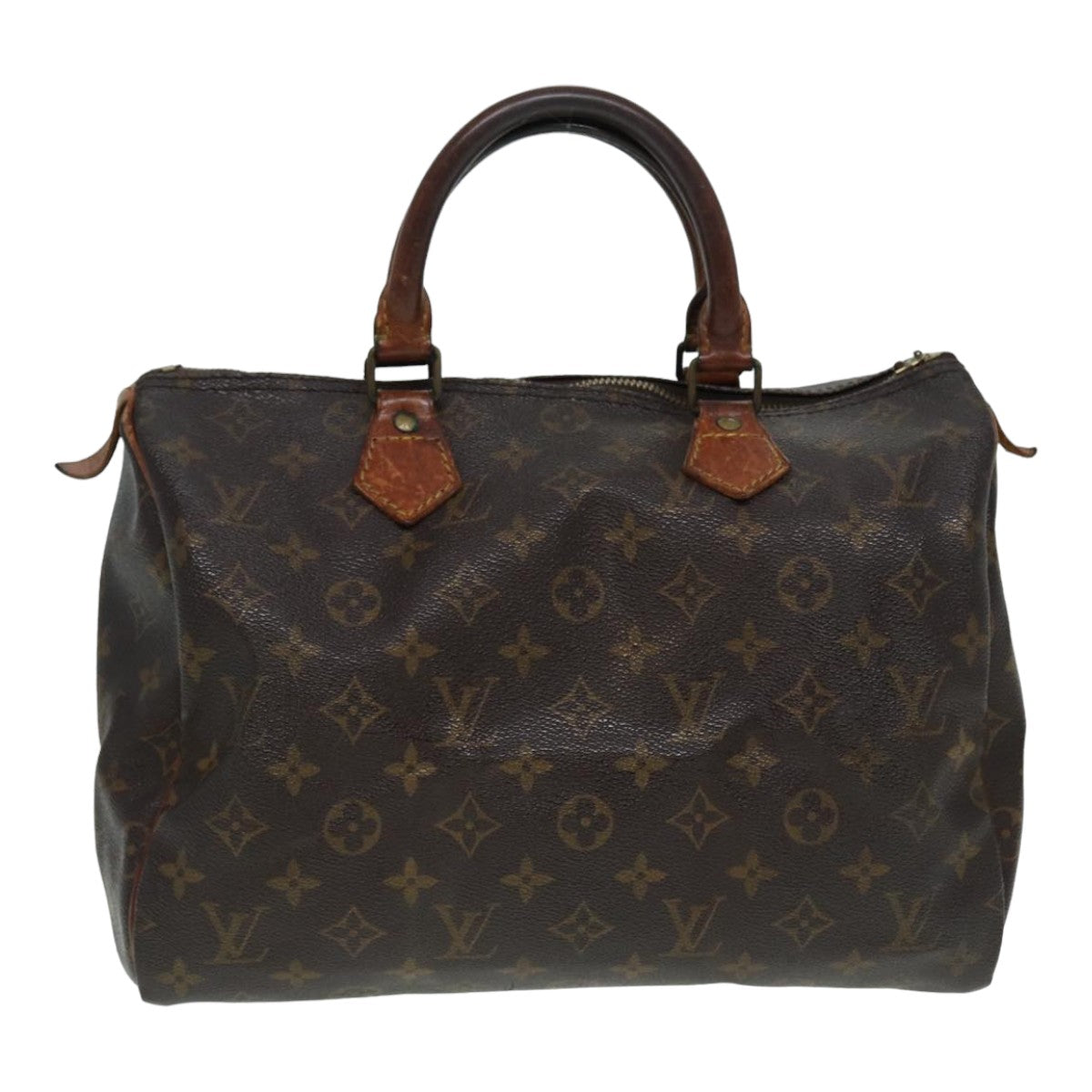 LOUIS VUITTON Monogram Speedy 30 Hand Bag M41526 LV Auth 87187