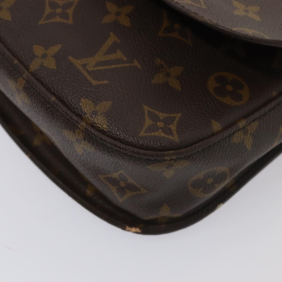 LOUIS VUITTON Monogram Saint Cloud MM Shoulder Bag M51243 LV Auth 87193