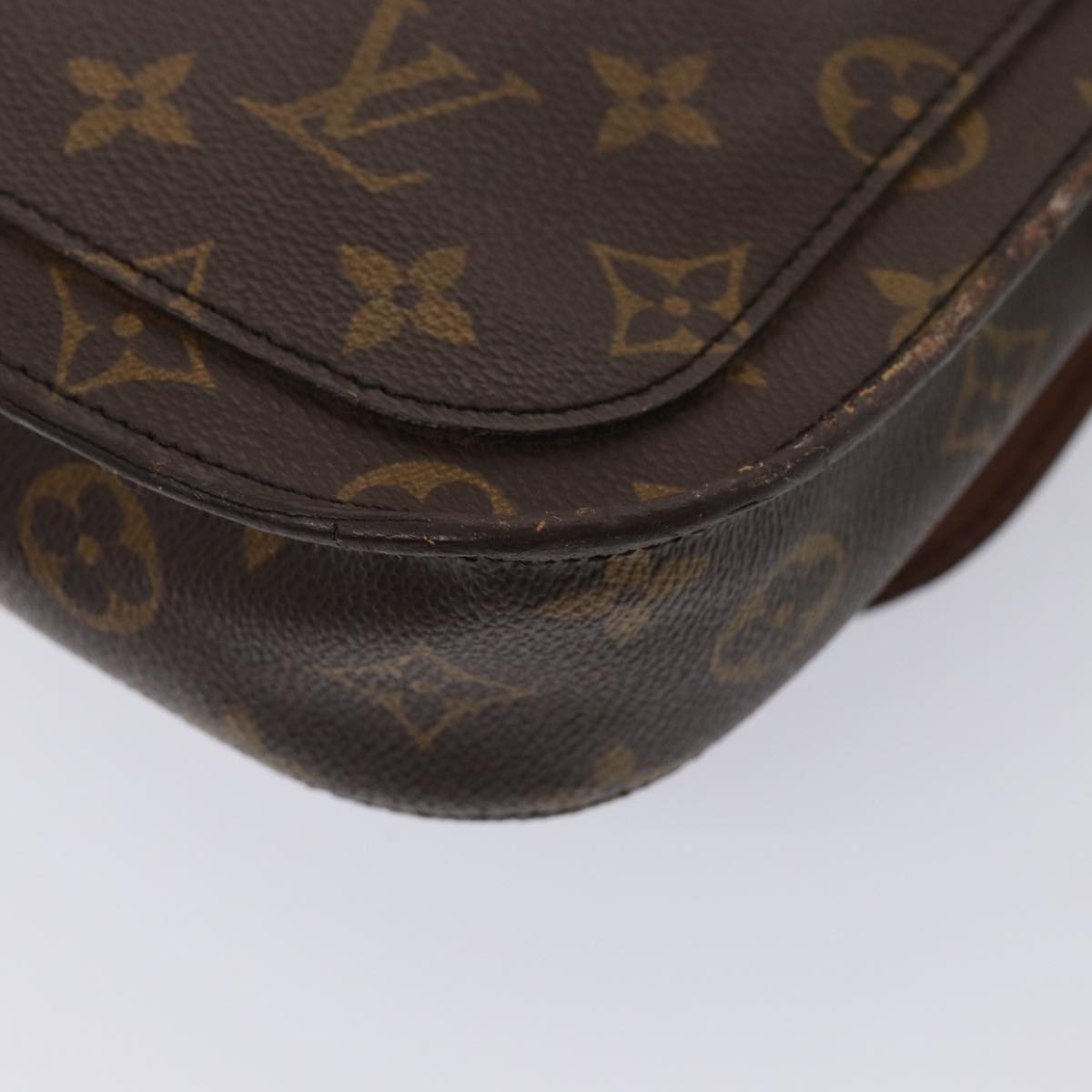 LOUIS VUITTON Monogram Saint Cloud MM Shoulder Bag M51243 LV Auth 87193