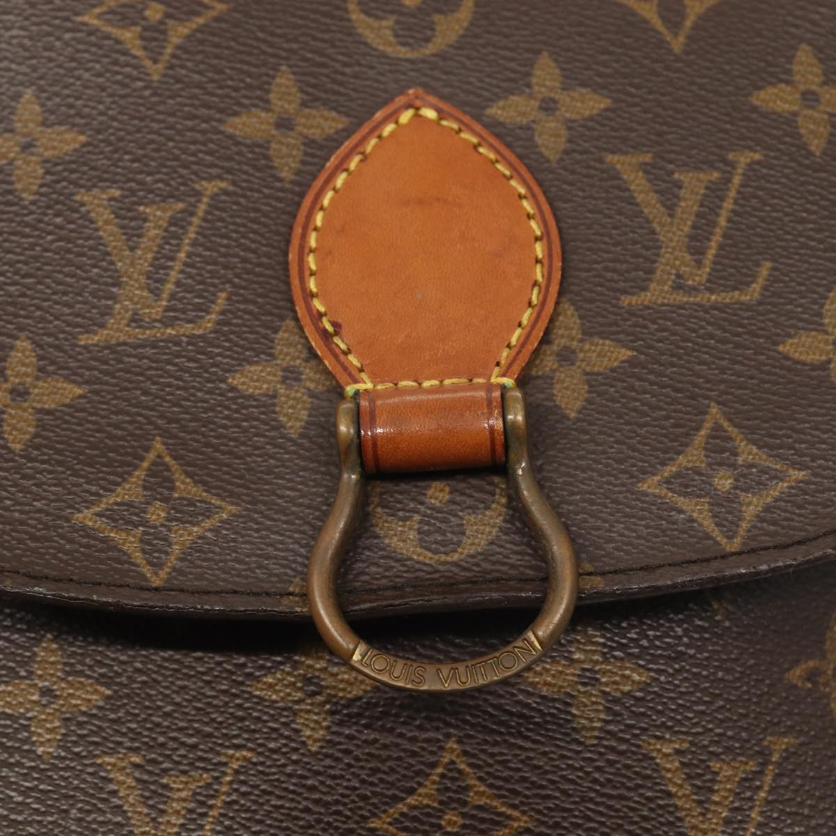 LOUIS VUITTON Monogram Saint Cloud MM Shoulder Bag M51243 LV Auth 87193