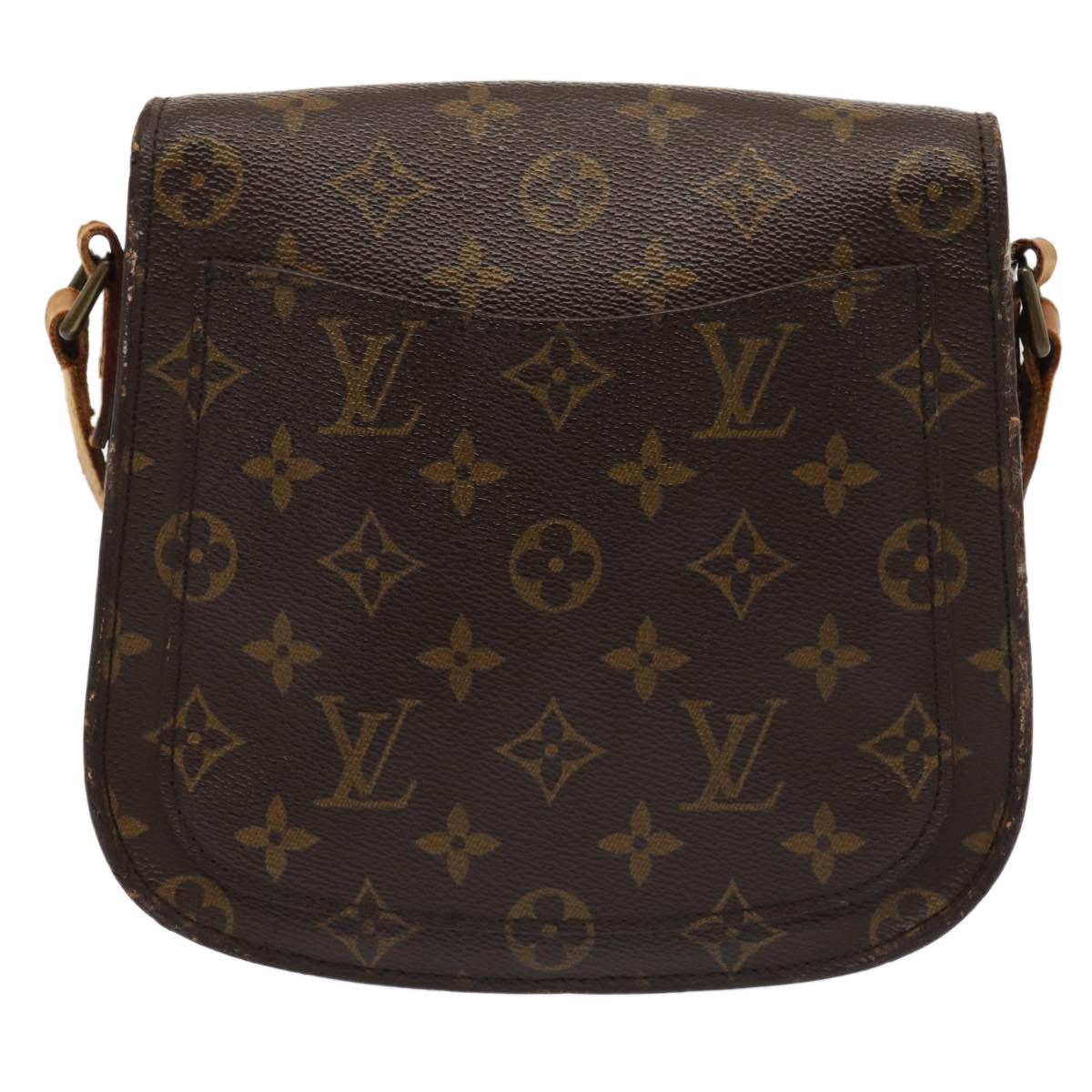 LOUIS VUITTON Monogram Saint Cloud MM Shoulder Bag M51243 LV Auth 87193