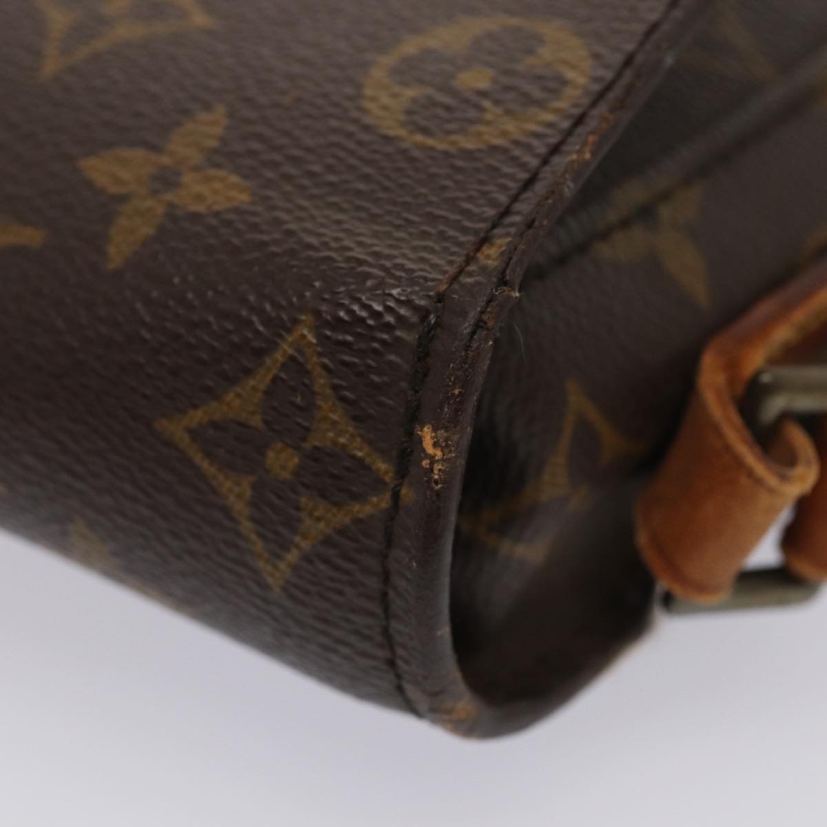 LOUIS VUITTON Monogram Saint Cloud MM Shoulder Bag M51243 LV Auth 87193