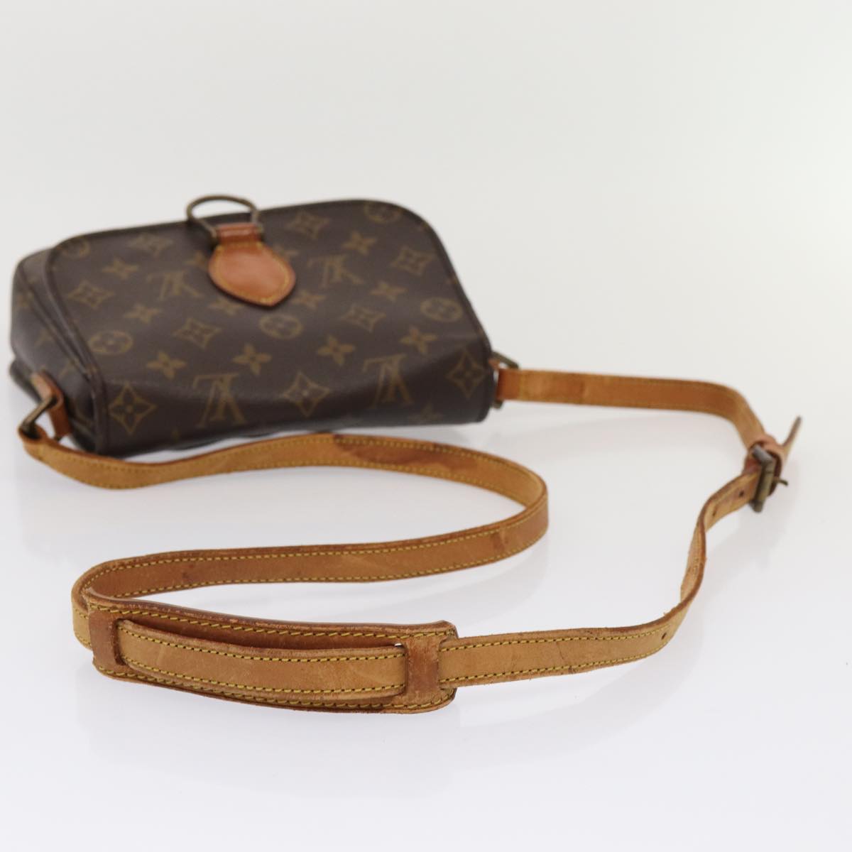 LOUIS VUITTON Monogram Saint Cloud MM Shoulder Bag M51243 LV Auth 87193