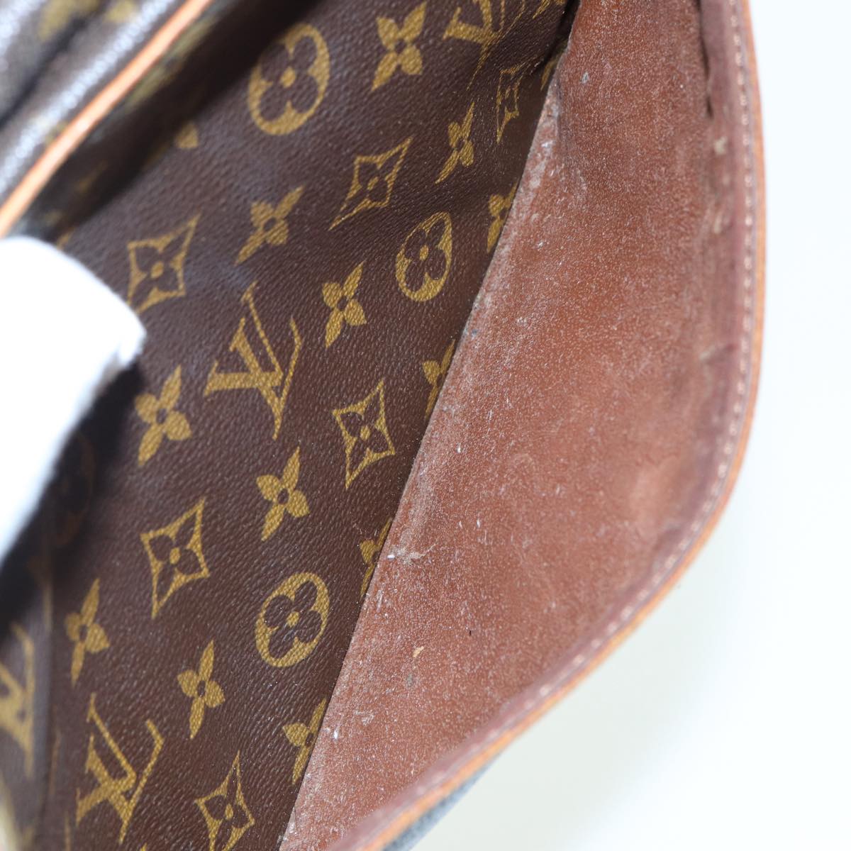 LOUIS VUITTON Monogram Compiegne 28 Clutch Bag M51845 LV Auth 87211