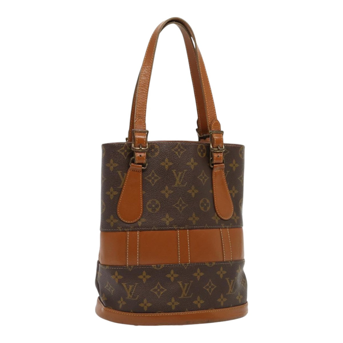 LOUIS VUITTON Monogram Bucket PM Shoulder Bag USA limited M42238 LV Auth 87213