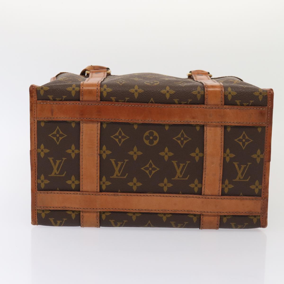 LOUIS VUITTON Monogram Sac Shan 30 Pet Carry M42024 LV Auth 87233