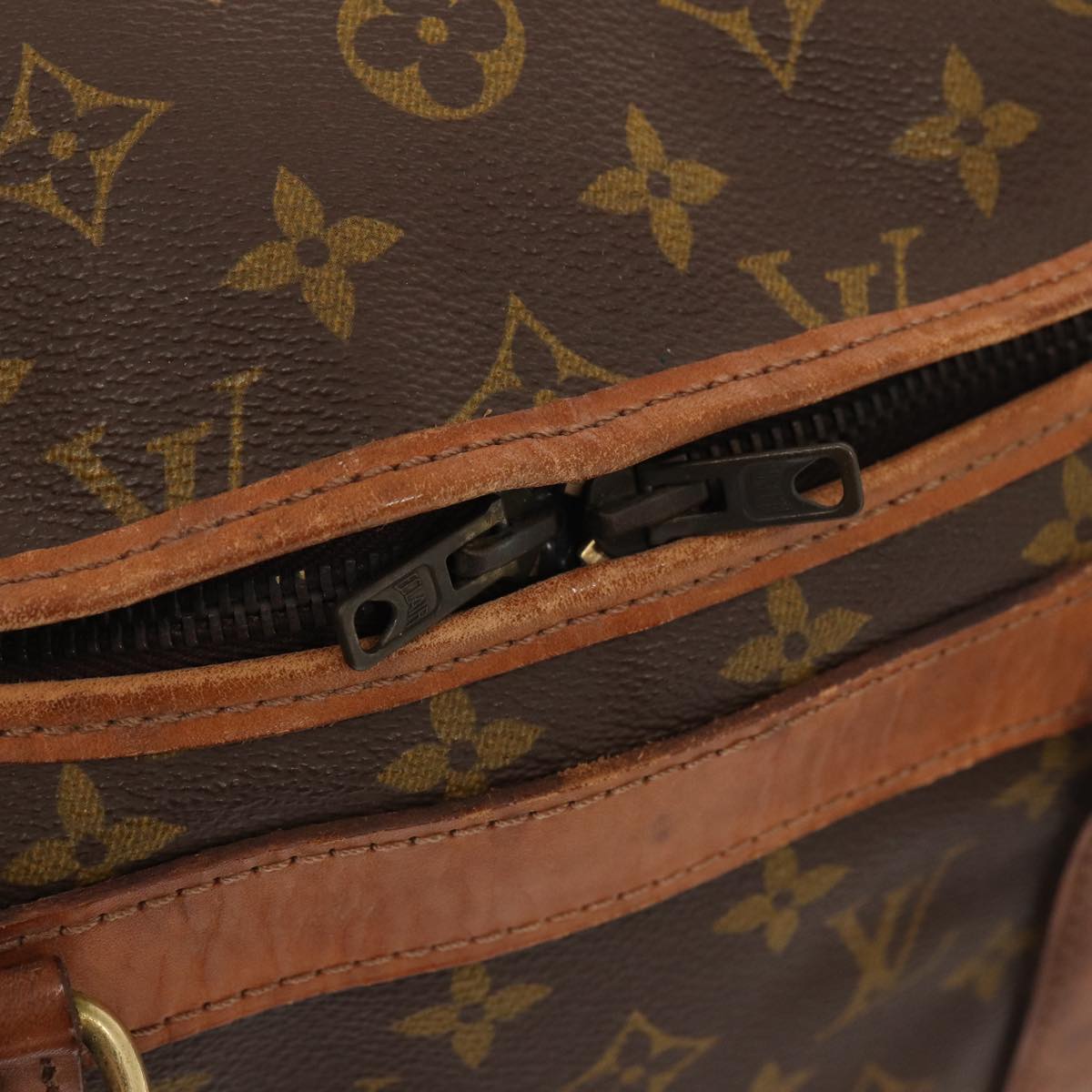 LOUIS VUITTON Monogram Sac Shan 30 Pet Carry M42024 LV Auth 87233