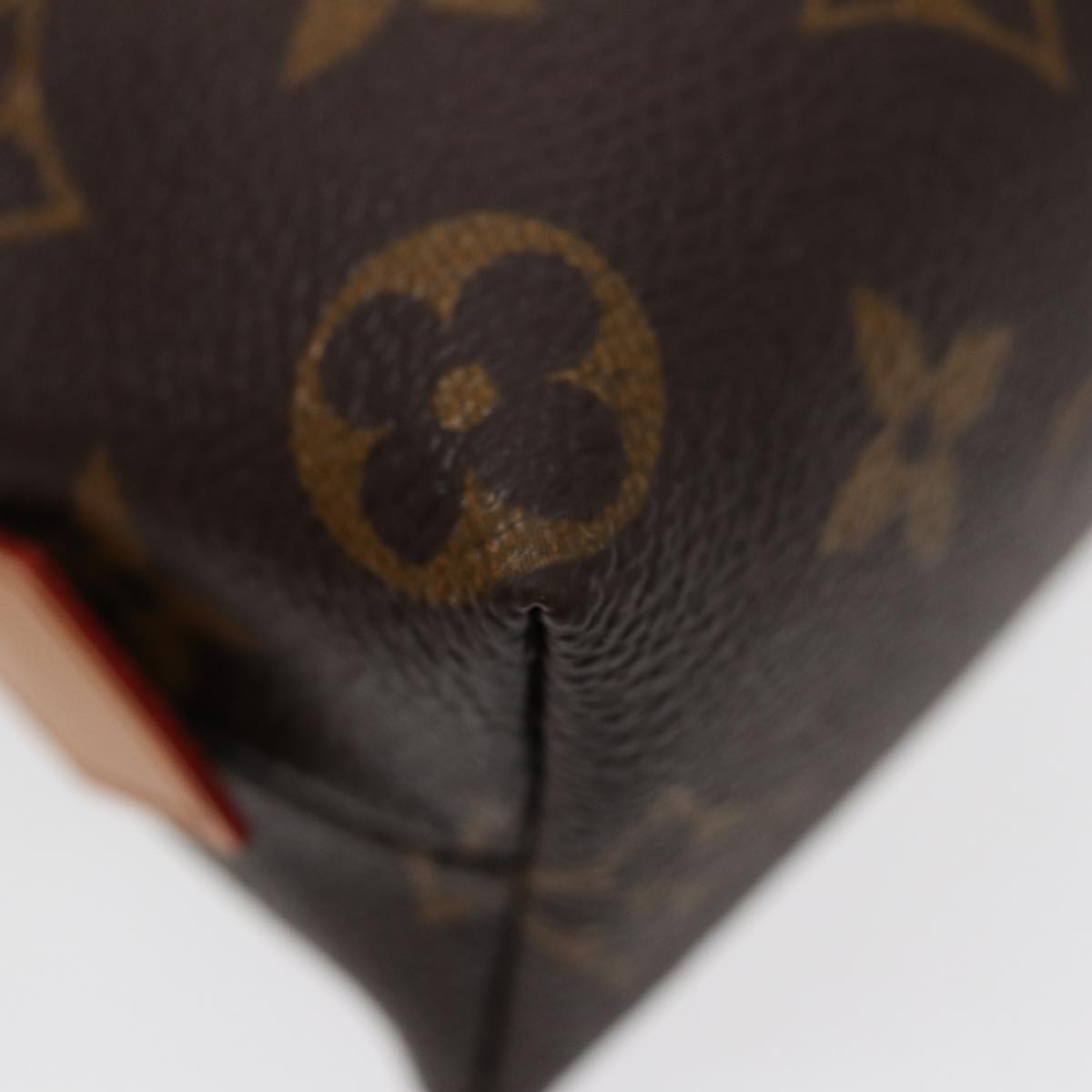 LOUIS VUITTON Monogram Pochette Cosmetic PM Cosmetic Pouch M47515 LV Auth 87259