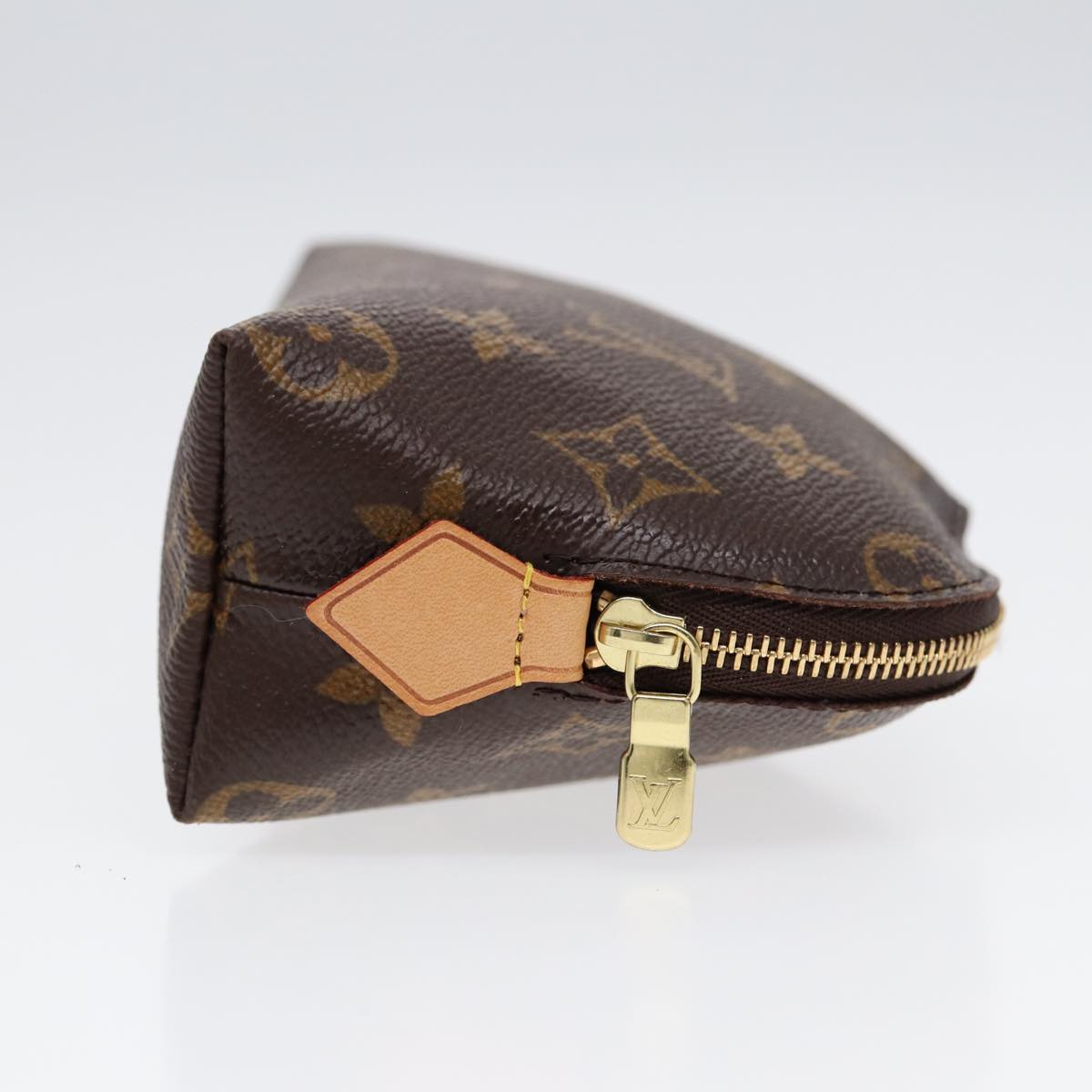 LOUIS VUITTON Monogram Pochette Cosmetic PM Cosmetic Pouch M47515 LV Auth 87259