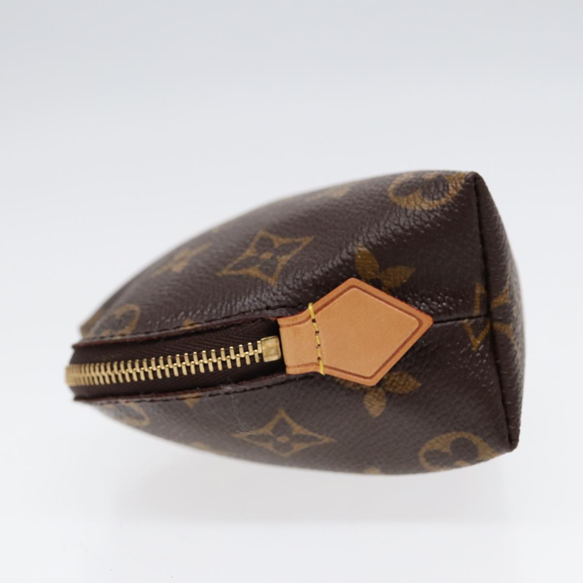 LOUIS VUITTON Monogram Pochette Cosmetic PM Cosmetic Pouch M47515 LV Auth 87259