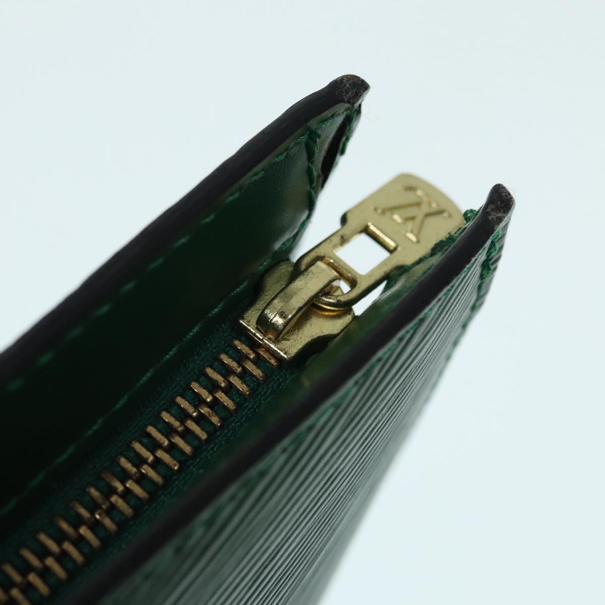 LOUIS VUITTON Epi Saint Jacques Hand Bag Green M52274 LV Auth 87261